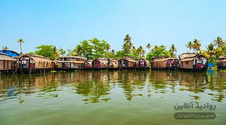 خانه های قایقی کرالا Kerala Backwaters خانه های قایقی کرالا Kerala Backwaters